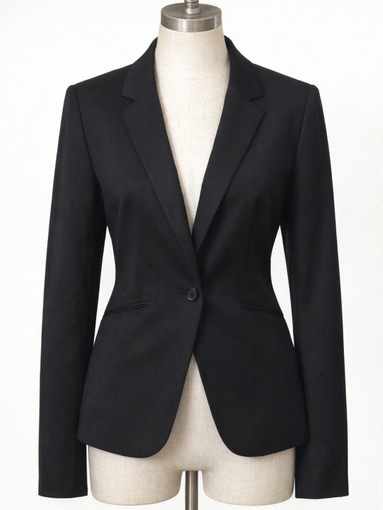 H&M Jackets & Blazers - H&M Black Hourglass Tailored Blazer Jacket Size 8 Business Career